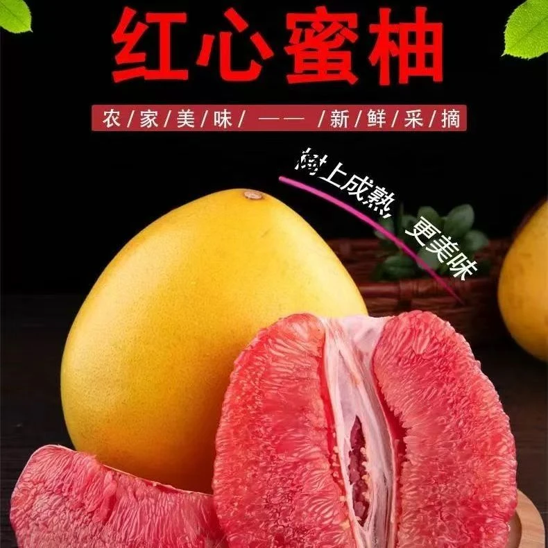福建平和老树红心蜜柚当季新鲜水果孕妇酸甜多汁易剥皮T2