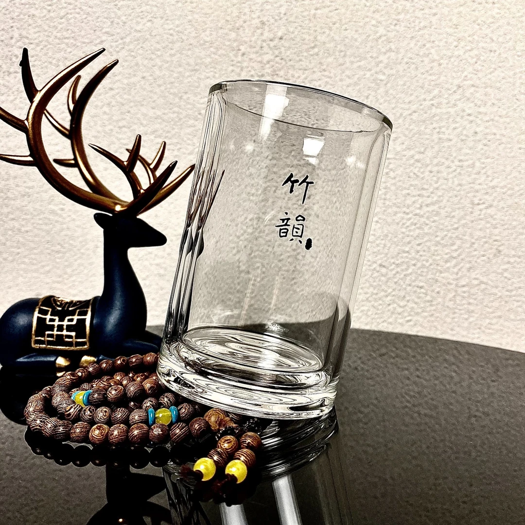 水利康双层不烫手茶具办公家用喝茶杯高颜值主人杯功夫茶具杯客杯