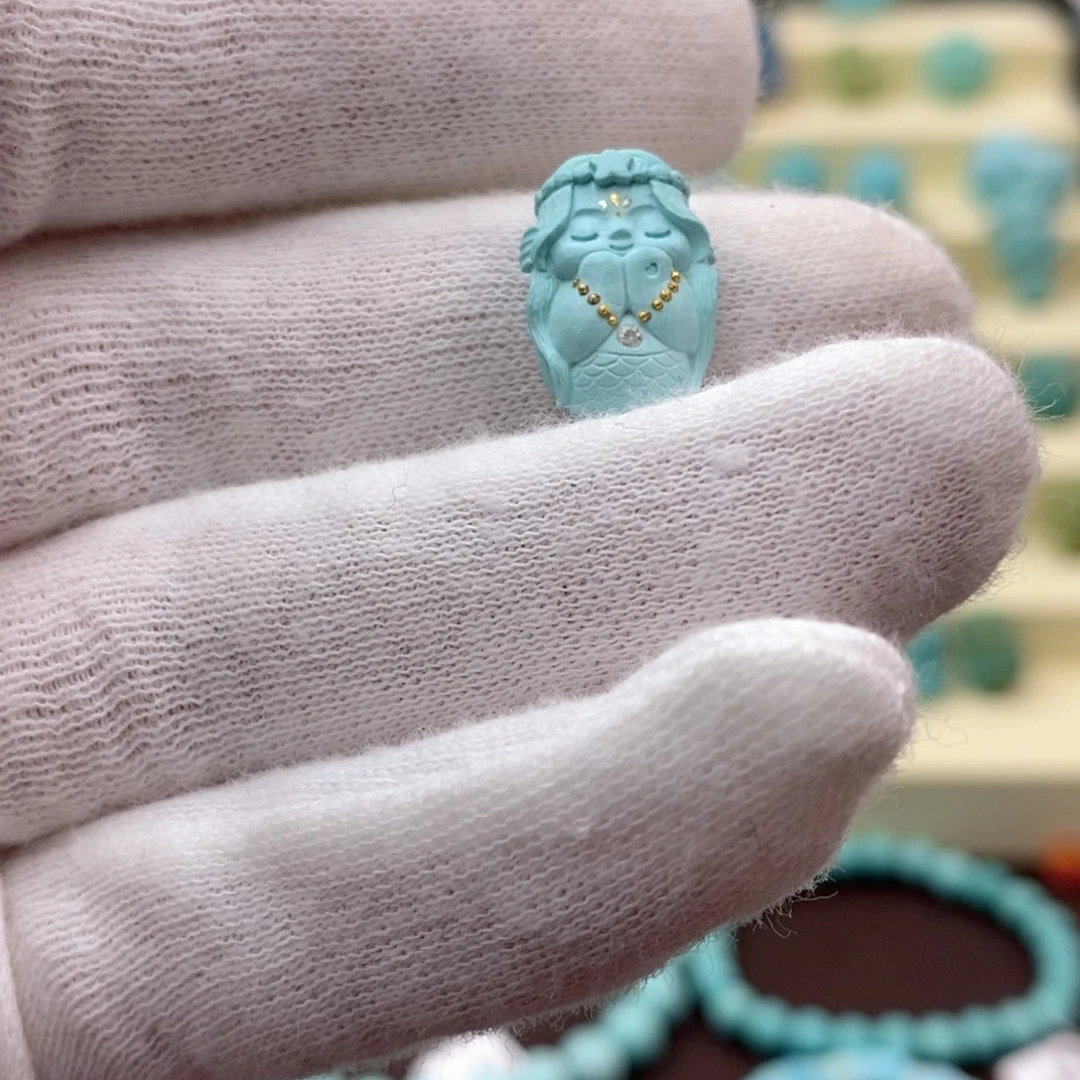 绿松石珠宝奇石未镶嵌