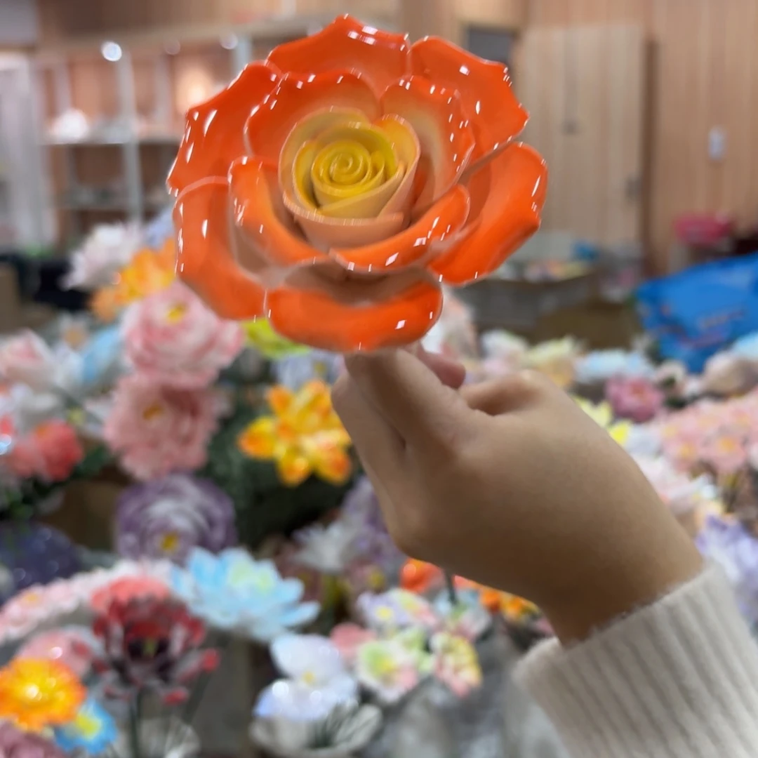 陶瓷花，20元发货，退款拉黑