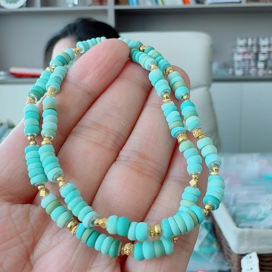 绿松石未镶嵌珠宝半成品