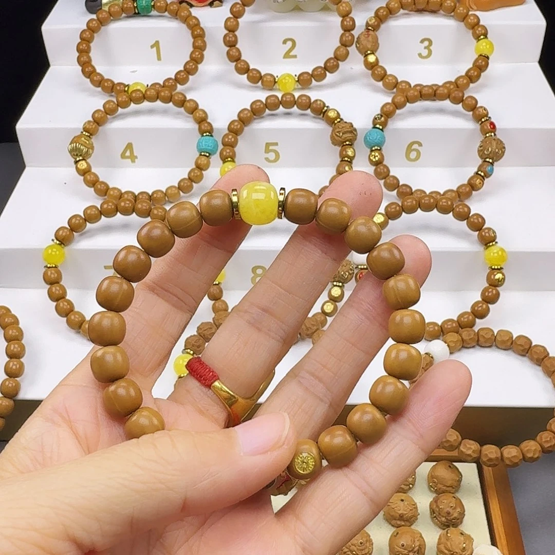 派***特猴头核桃吊坠猴头手串