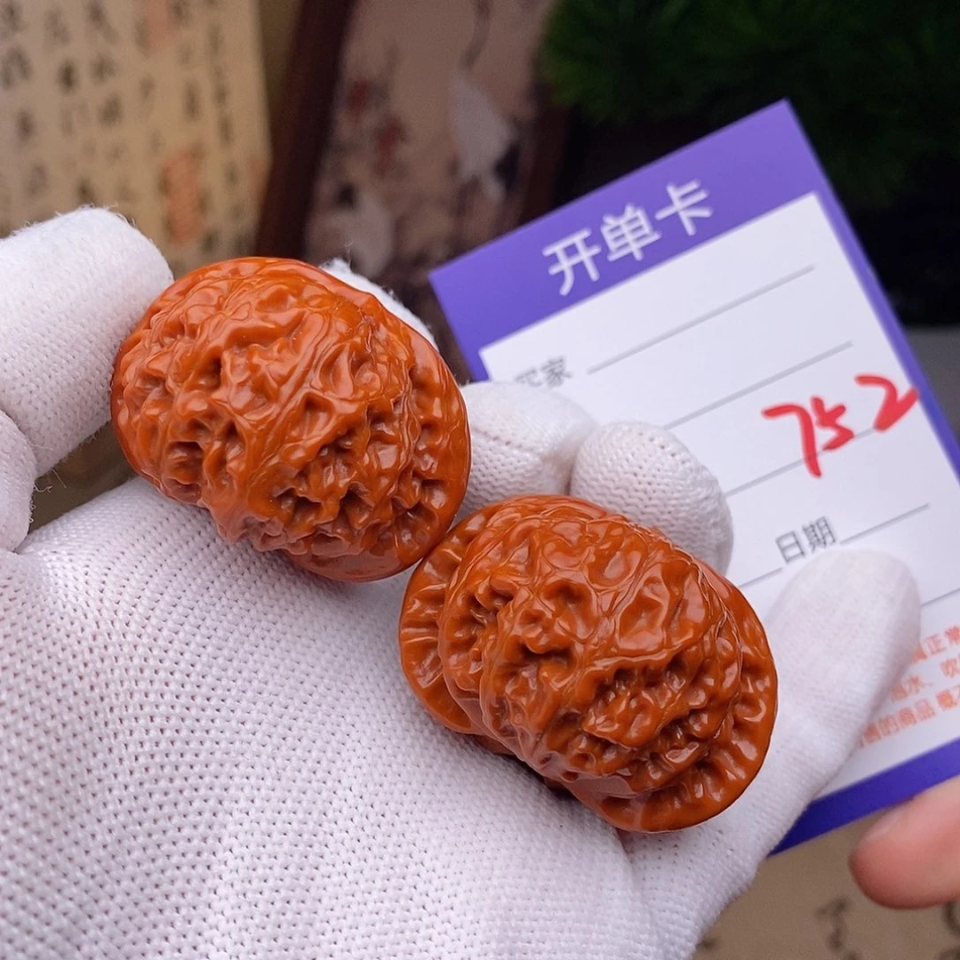 文玩核桃把件40宫灯752