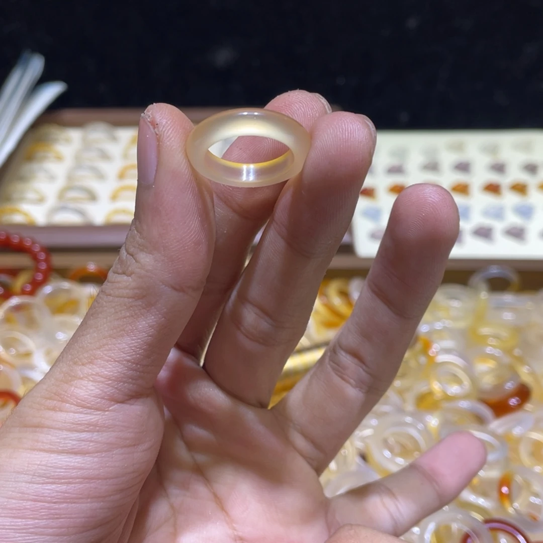 玛瑙/玉髓合金戒指1号港11