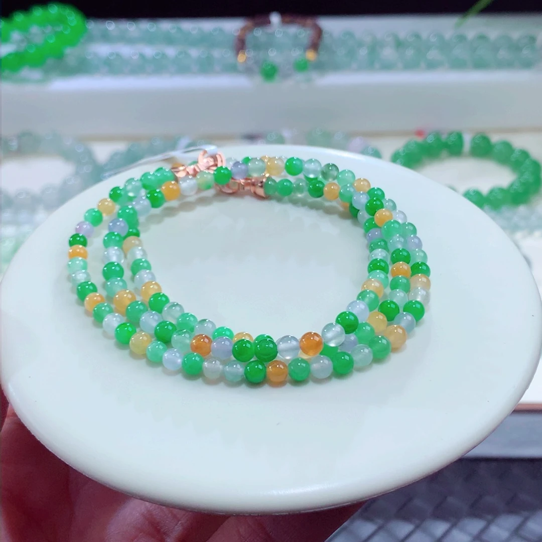 未镶嵌手链翡翠卡4.2