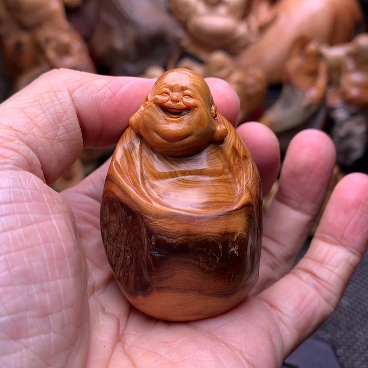 柏木（崖柏）崖柏陈化料手把件
