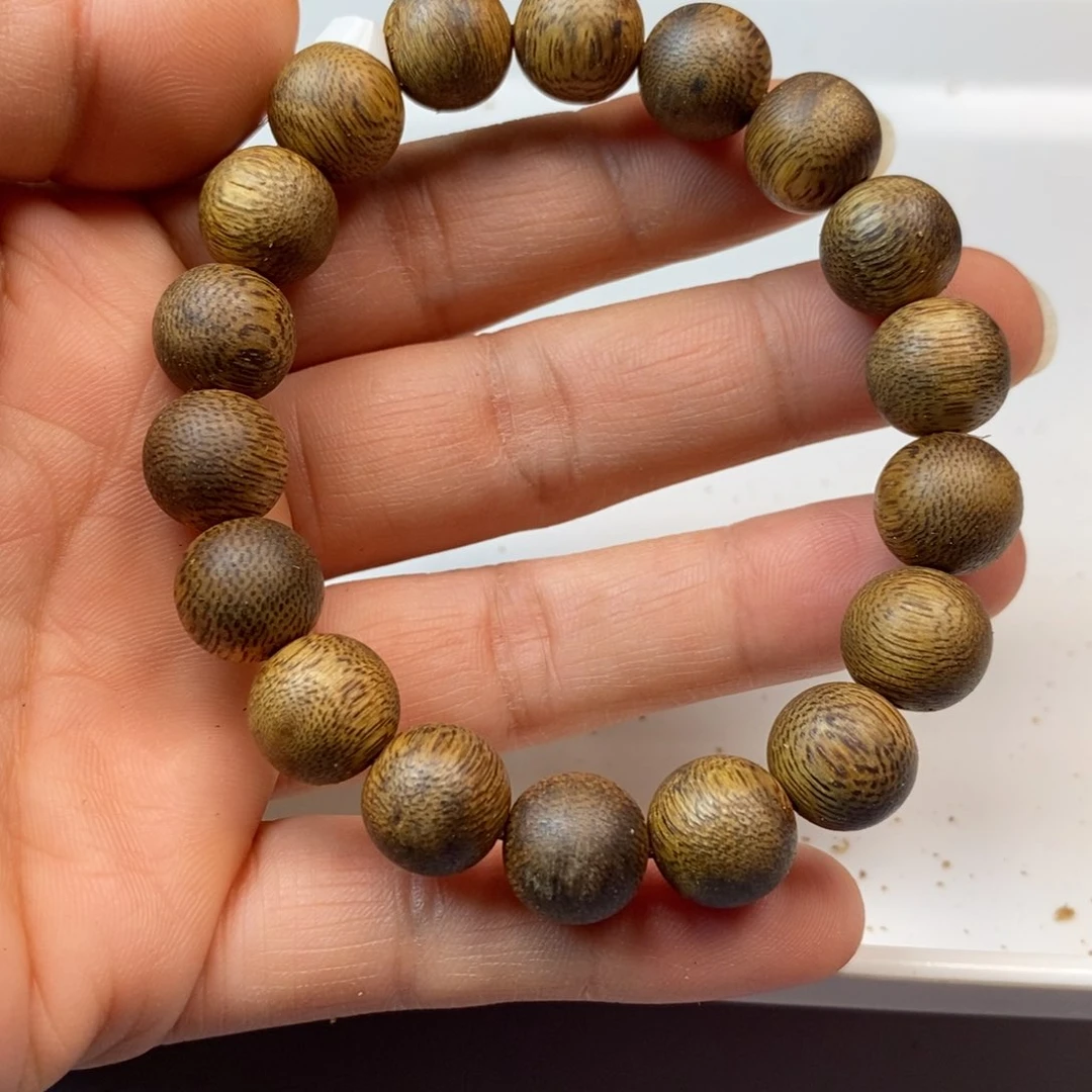 沉香手串绿棋楠规格1.2-8奇楠