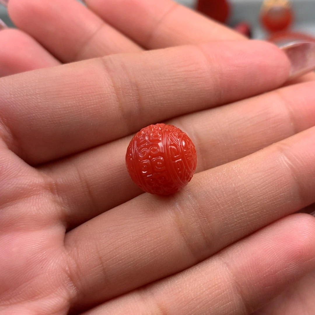 南红玛瑙珠子未镶嵌