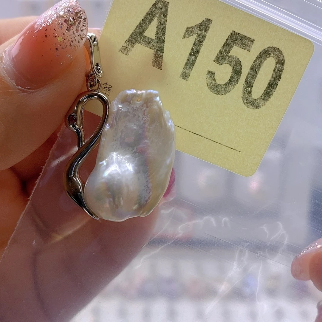 淡水珍珠颈饰银S925镶嵌