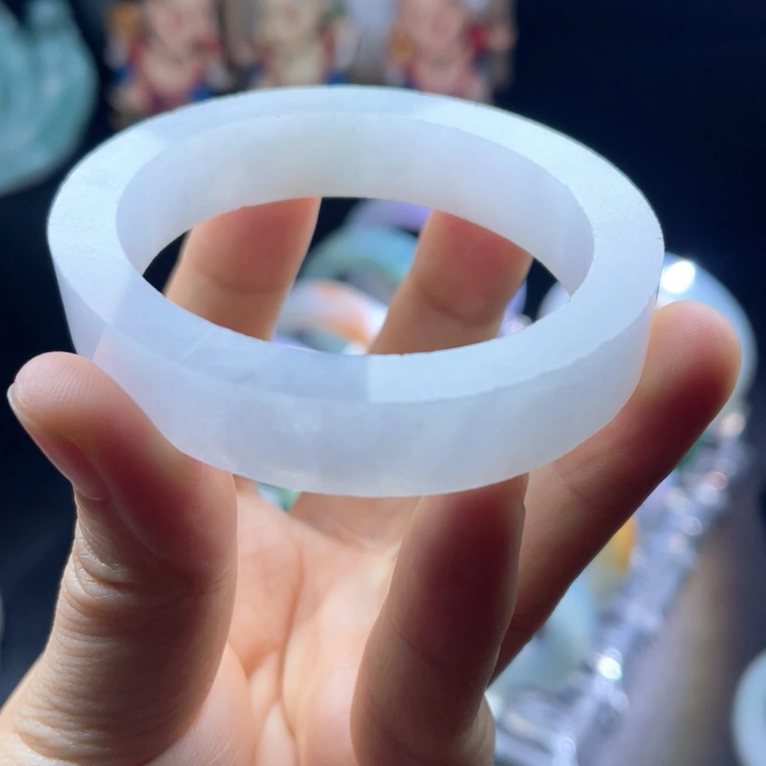 定制翡翠未镶嵌天然翡翠手镯定制