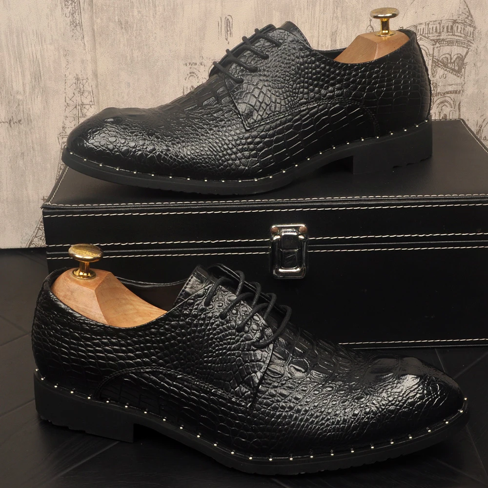 男士英伦风尖头正装皮鞋时尚隐形内增高结婚皮鞋发型师休闲皮鞋子