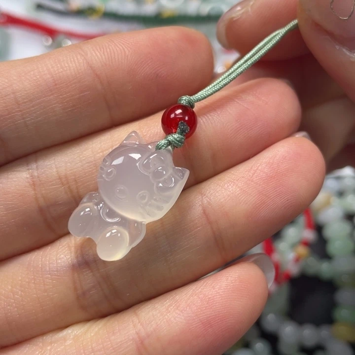 玛瑙/玉髓未镶嵌颈饰手机挂