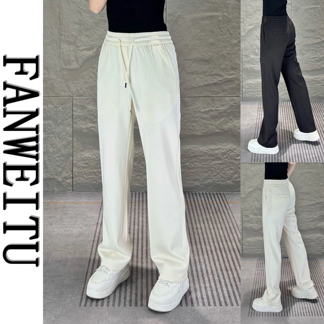 2025秋季男士新款雅赛尔面料直筒休闲裤时尚百搭亲肤轻奢长裤6927