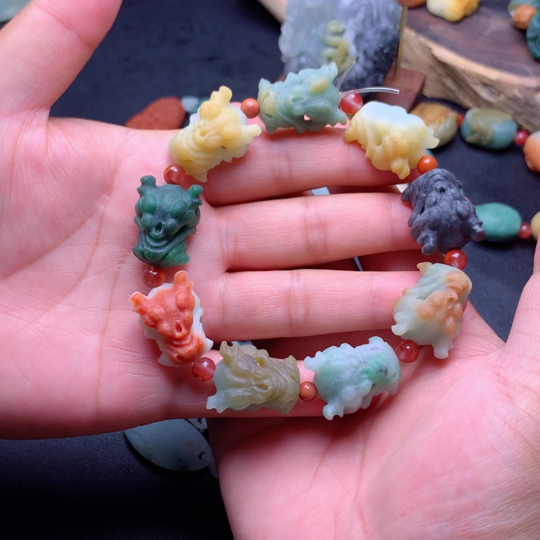 叱***云定制翡翠未镶嵌手串