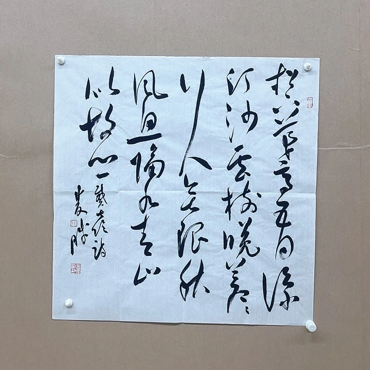 书法崔双胜68*68㎝甘肃  草书展