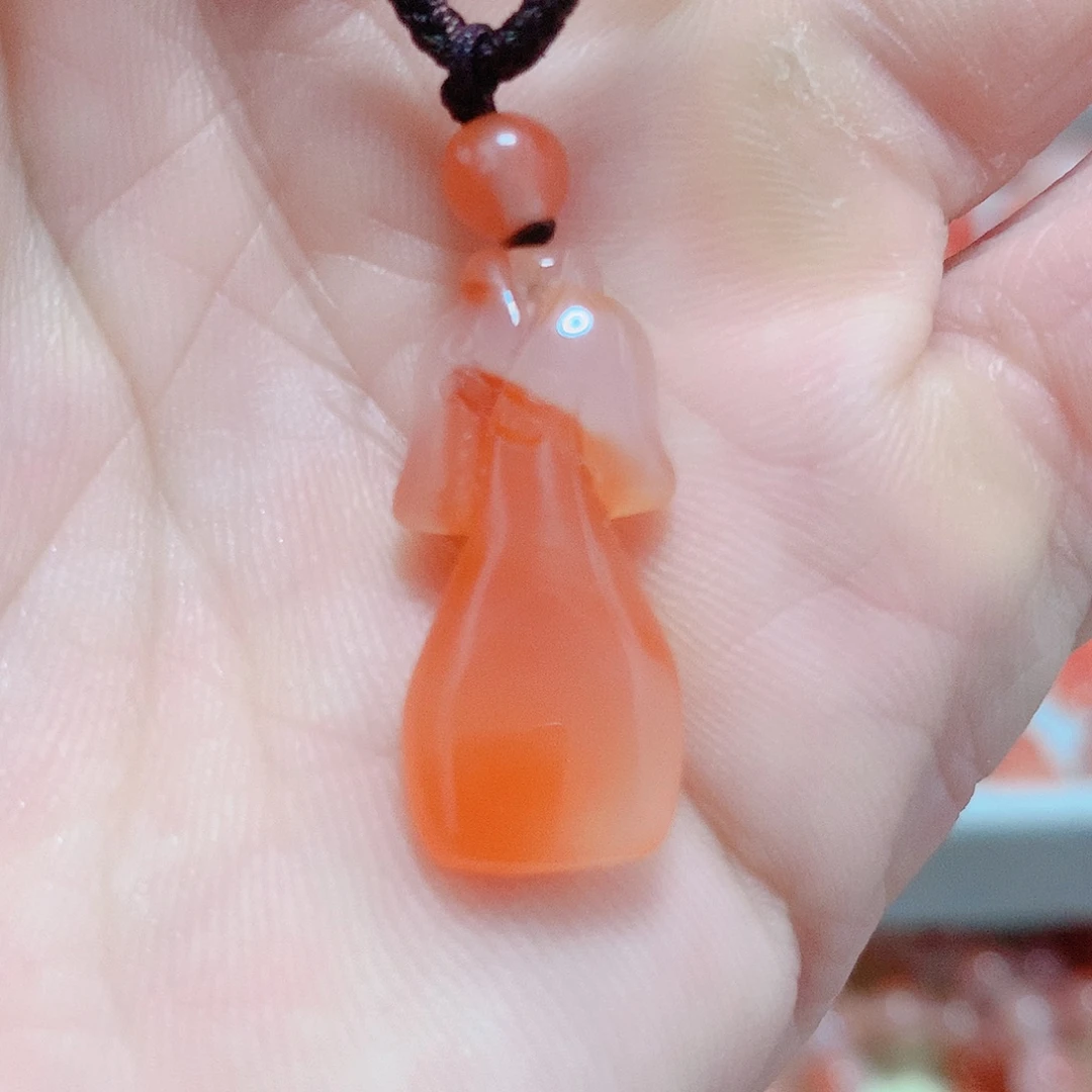 南红玛瑙未镶嵌吊坠(不含链)