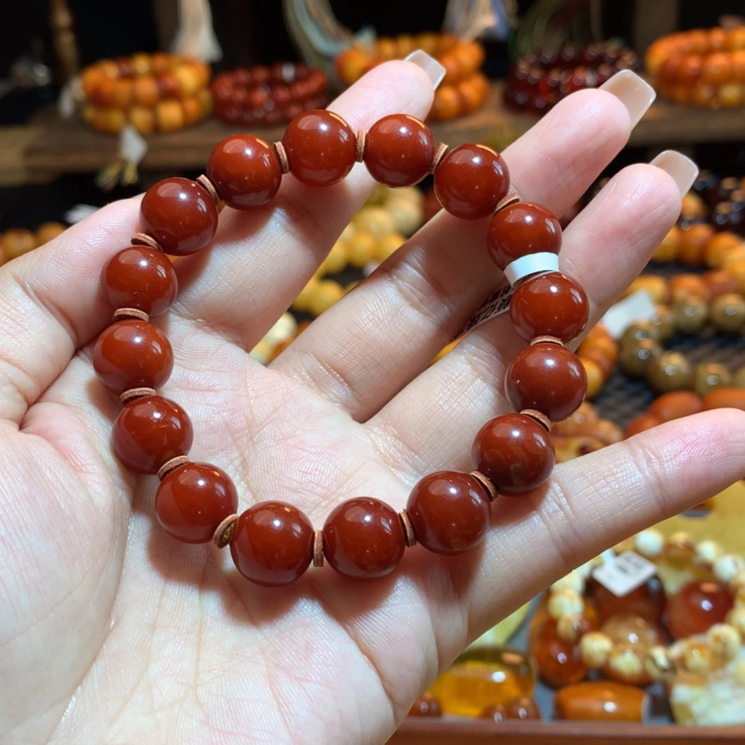 【闪购商品】手串蜜蜡未镶嵌花蜜蜡手串