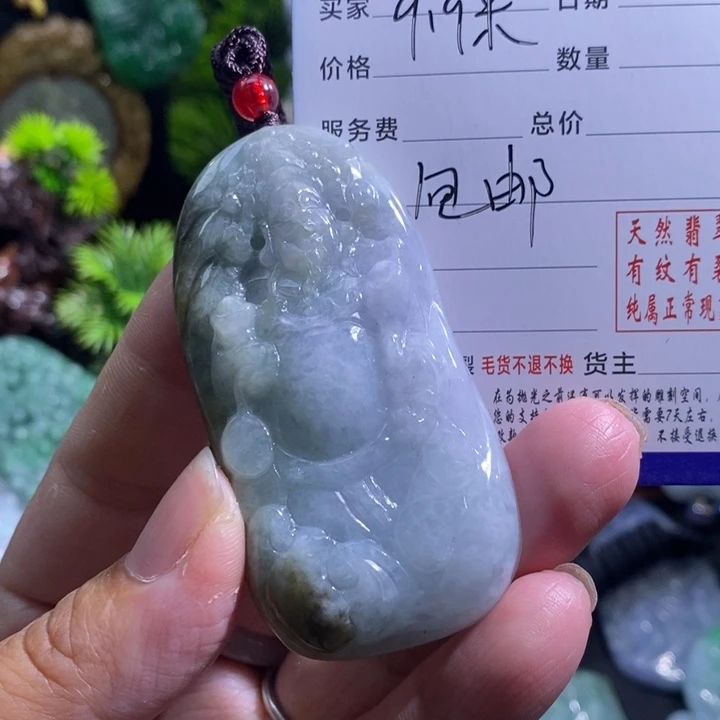 【闪购商品】颈饰未镶嵌翡翠财神