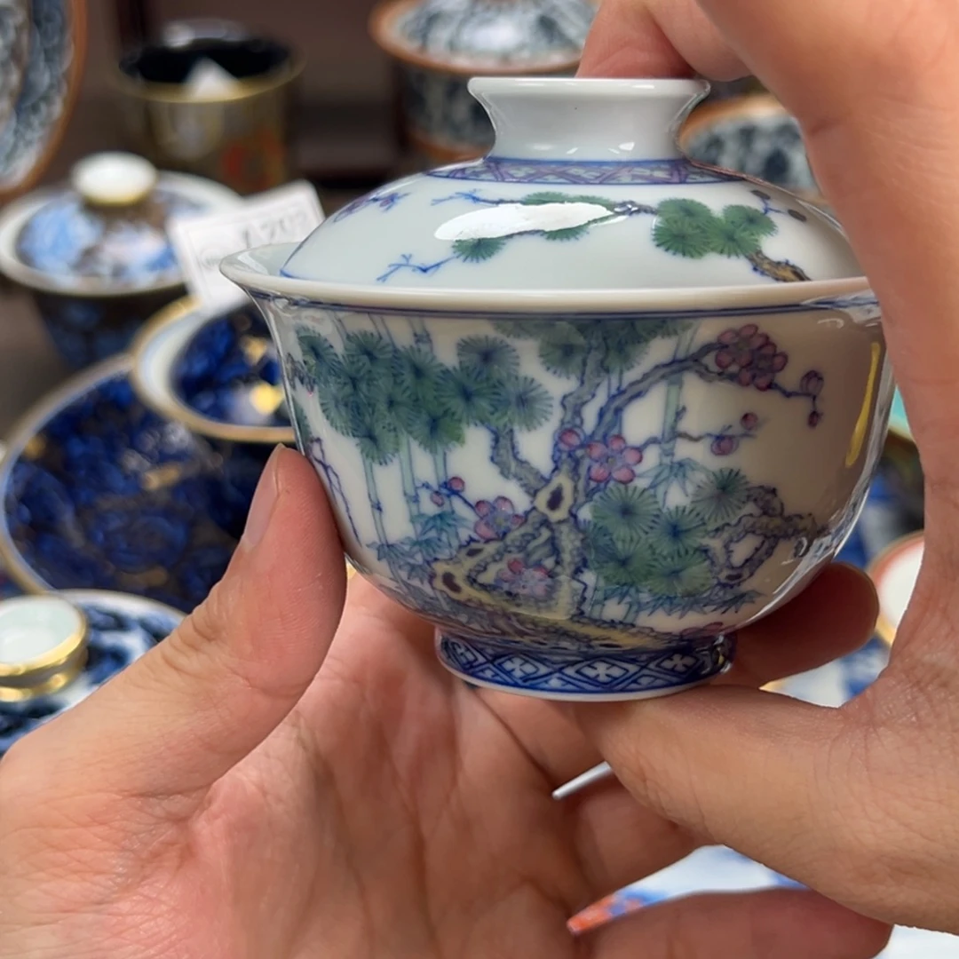 低***瓜瓷片景德镇手工手绘陶瓷