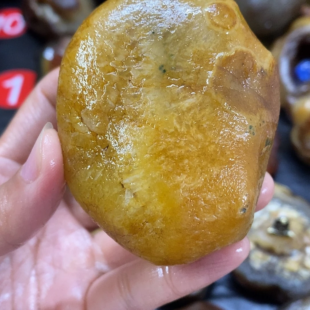 玛瑙/玉髓未镶嵌手把件