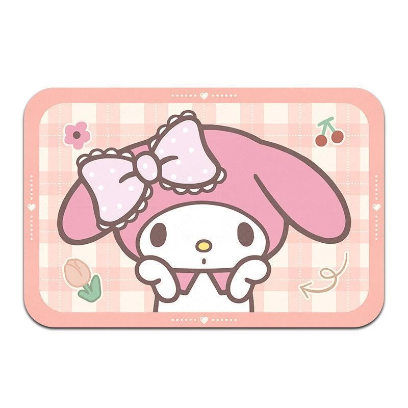 卡通浴室吸水地垫硅藻泥软垫卫生间门口速干防滑脚垫玄关入户门垫