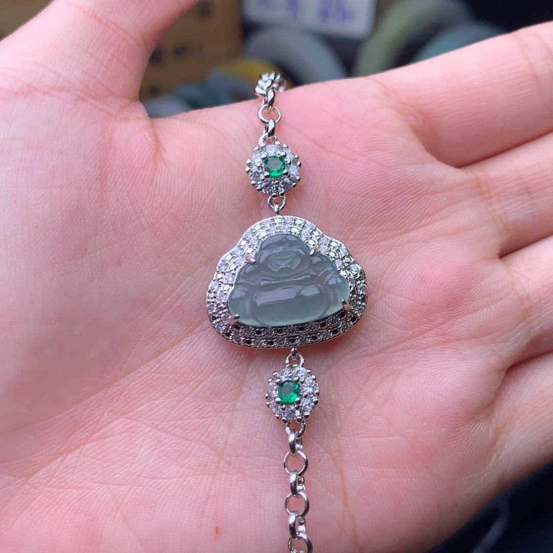 翡翠未镶嵌手链手链