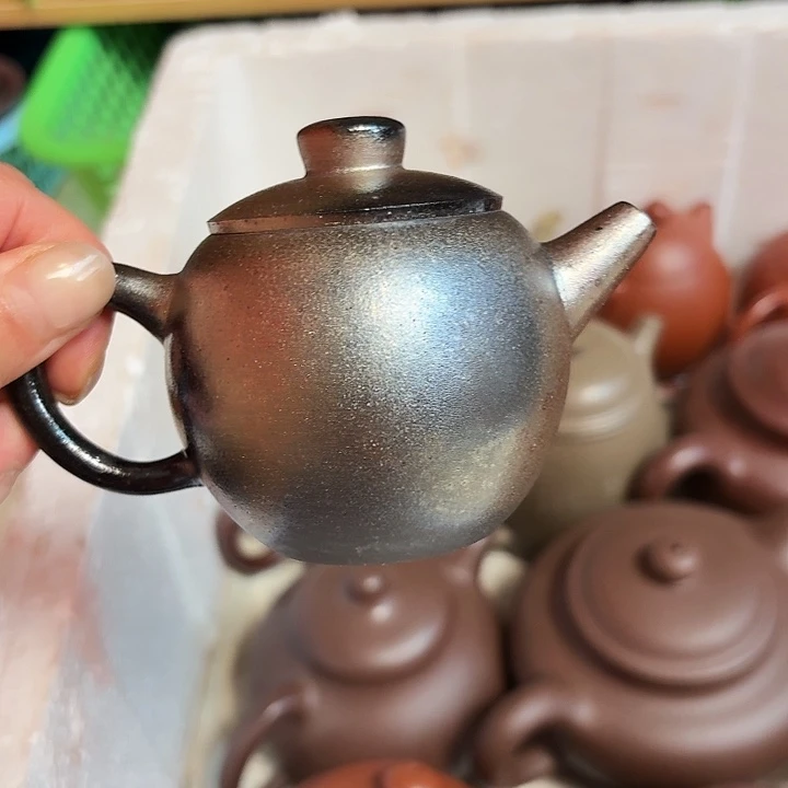 茶壶紫砂巨轮柴烧