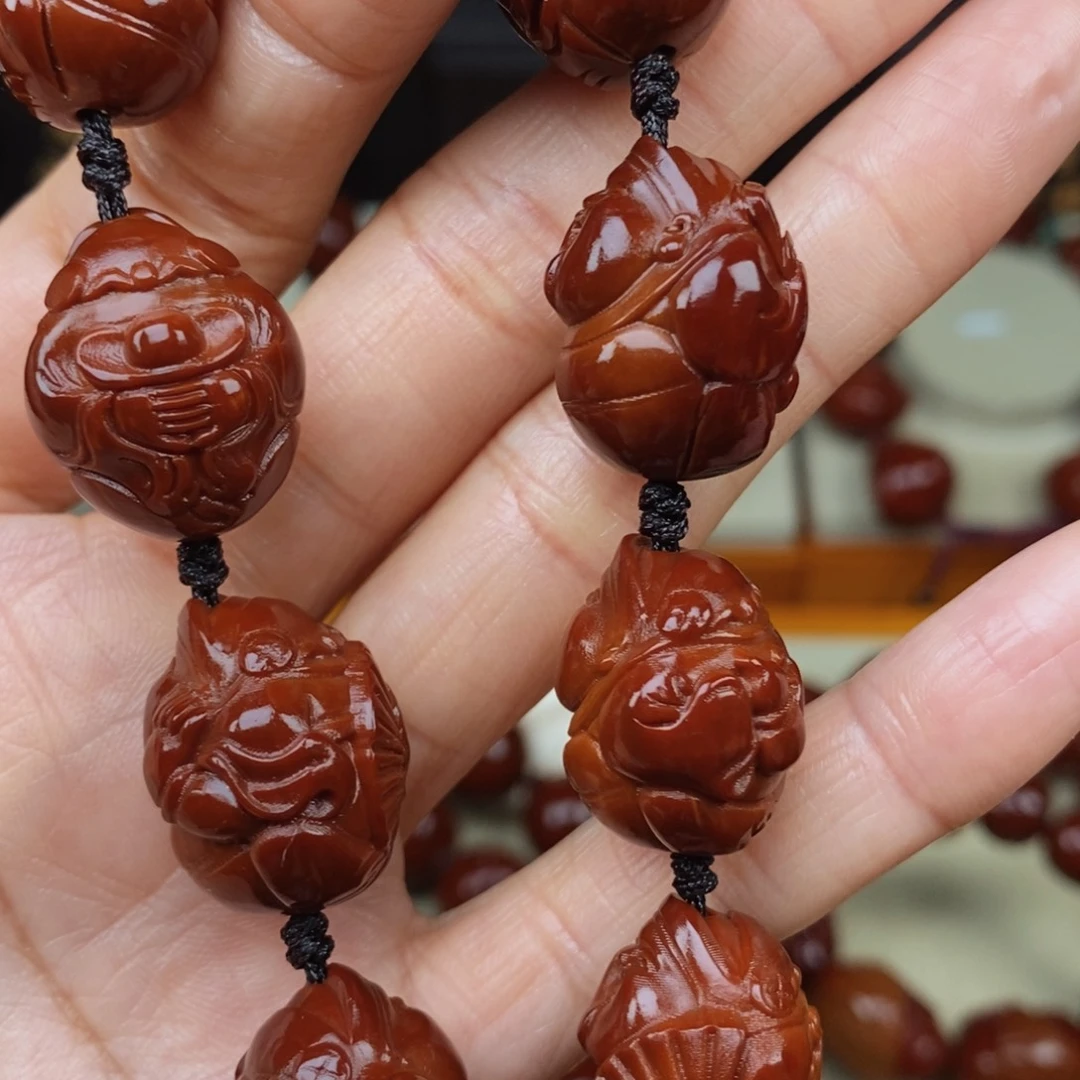 辣***哥橄榄核吊坠财神财神