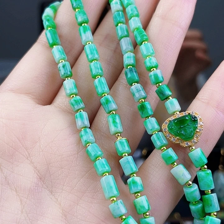 翡翠颈饰未镶嵌饰品