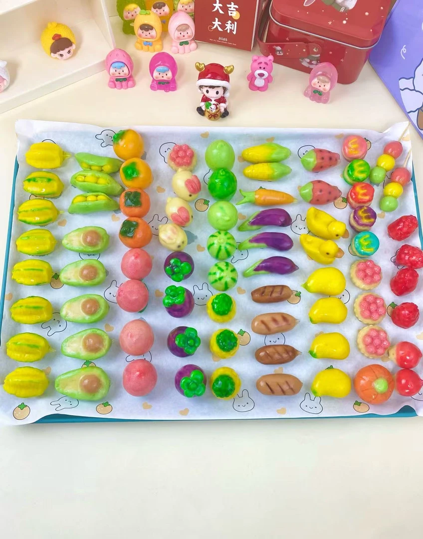 泰国露楚卡通造型糯叽叽纯手工糕点小甜点