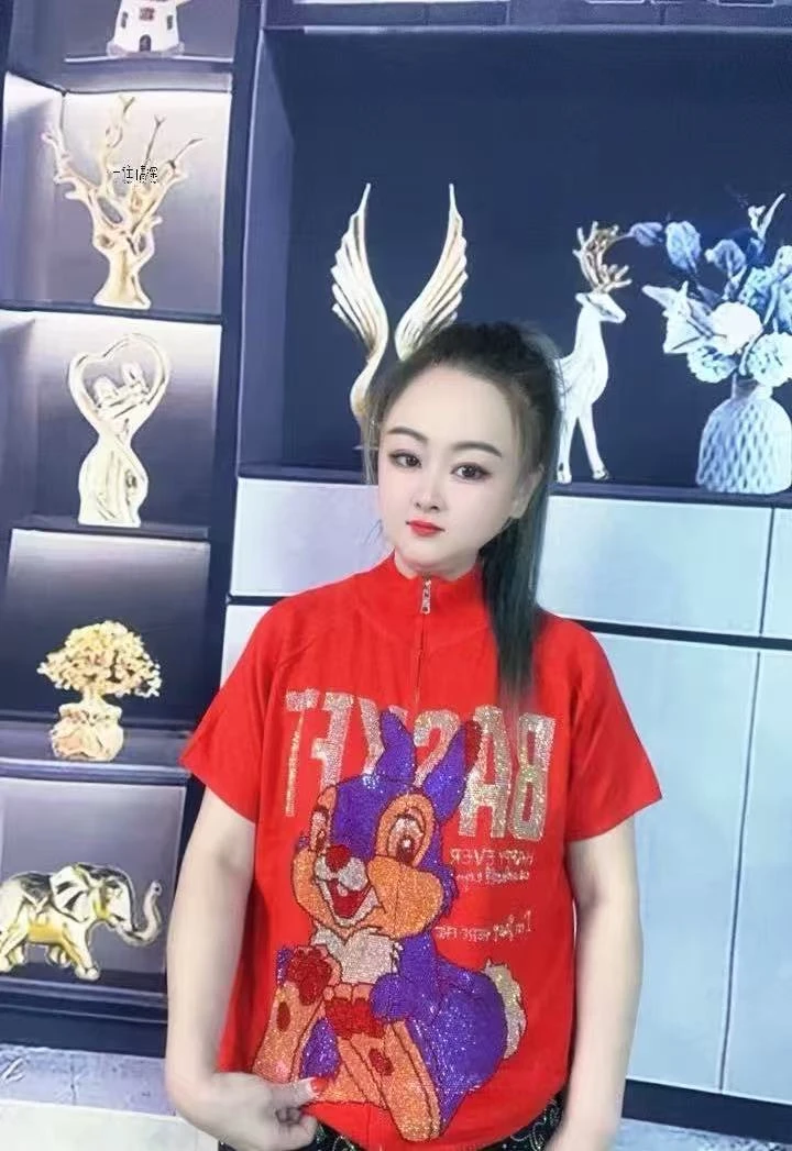 2【美丽姐】欧货重工烫钻女装