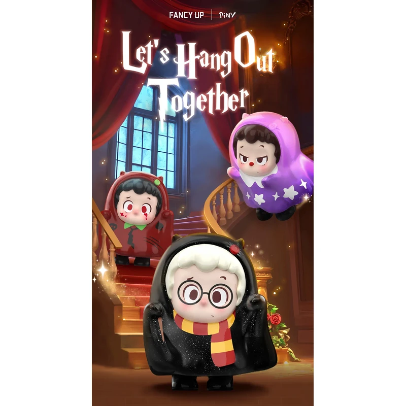 【拆盒】PINY一起“鬼”混系列萌粒潮玩盲盒（尾编加加）