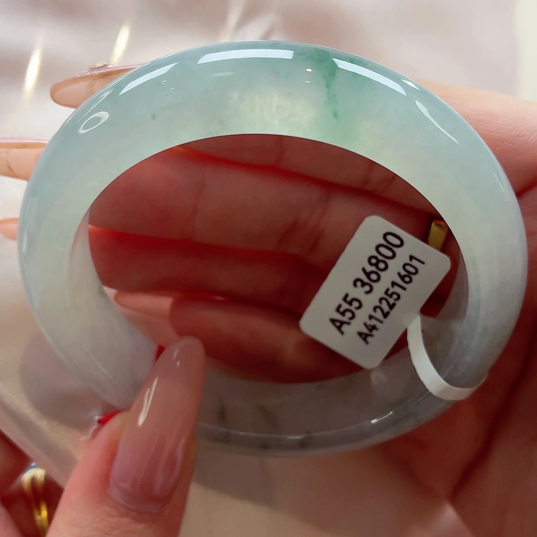 翡翠未镶嵌手镯22（53号）