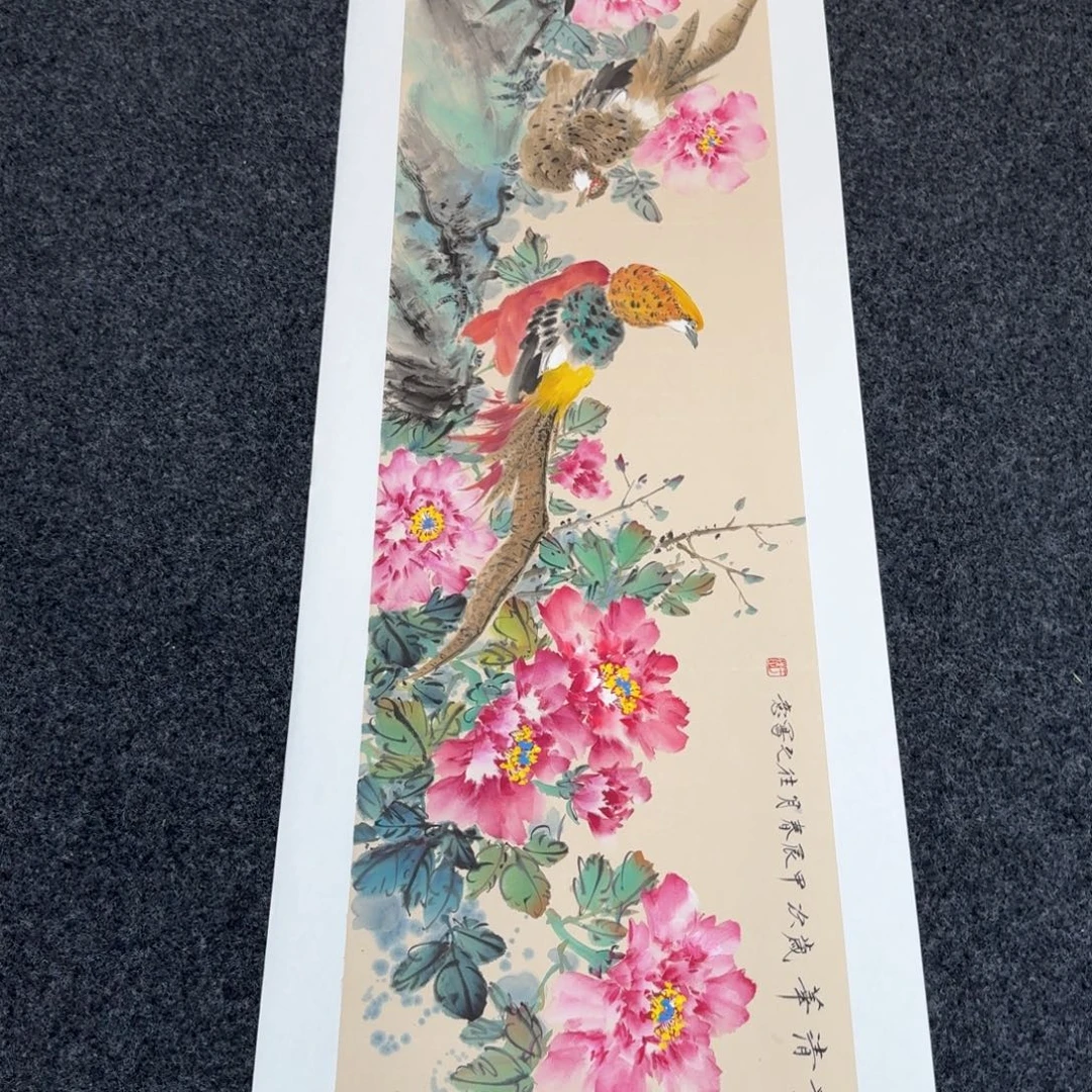 国画国画作品山水花鸟纯手绘