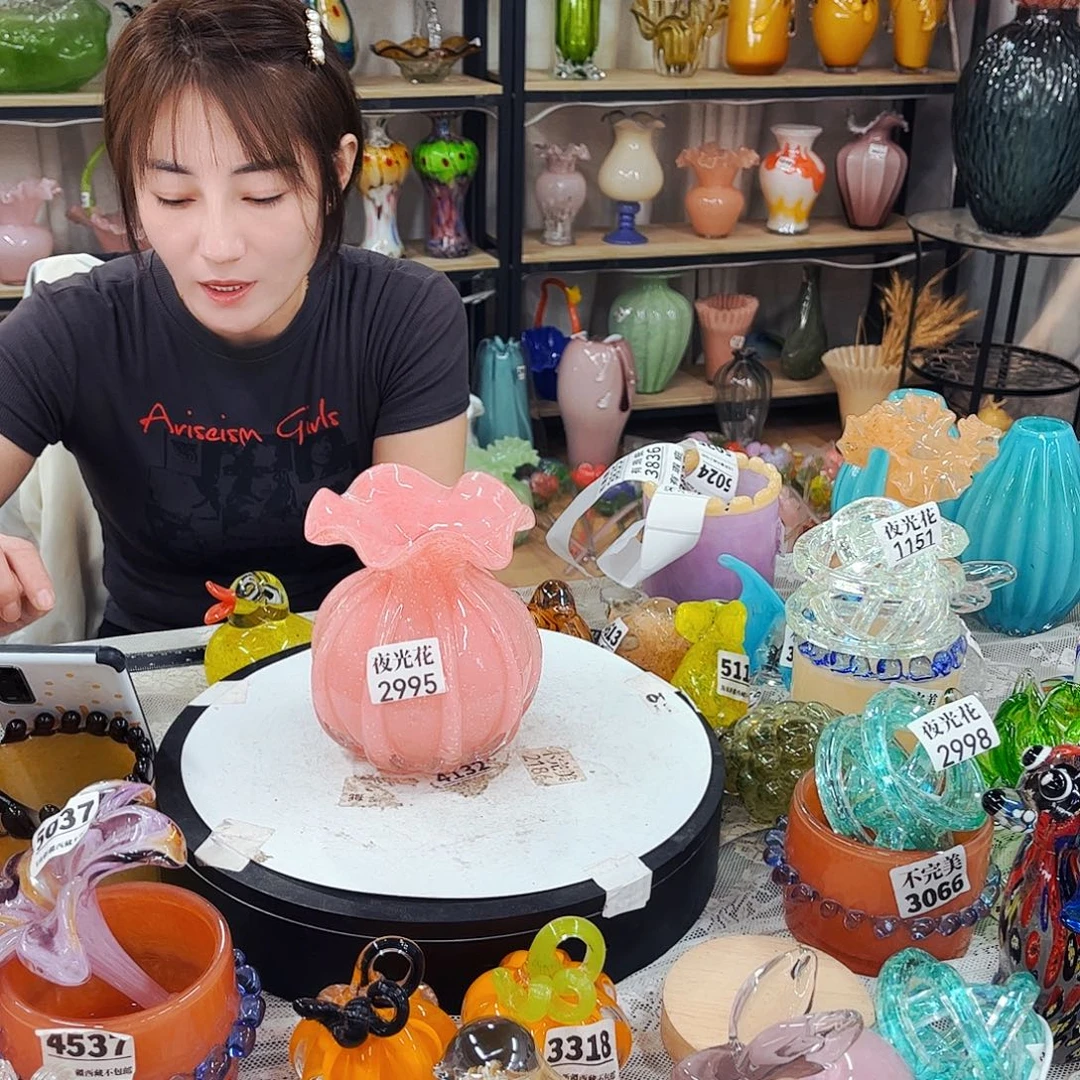 2995夜光瓶  家悦花器摆件