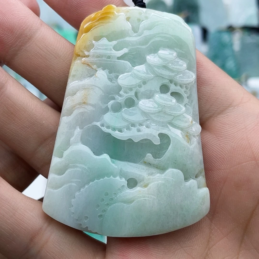 颈饰未镶嵌翡翠翡翠