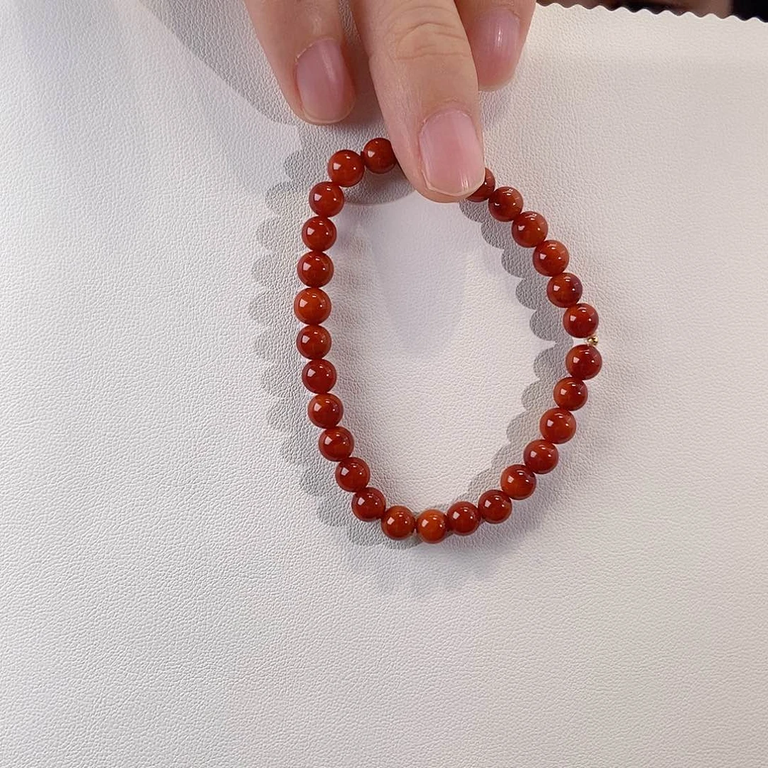 未镶嵌手链南红玛瑙