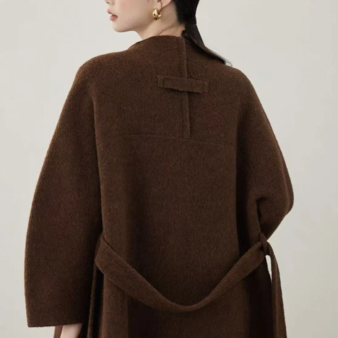 尖货双面尼大衣02中长款订单