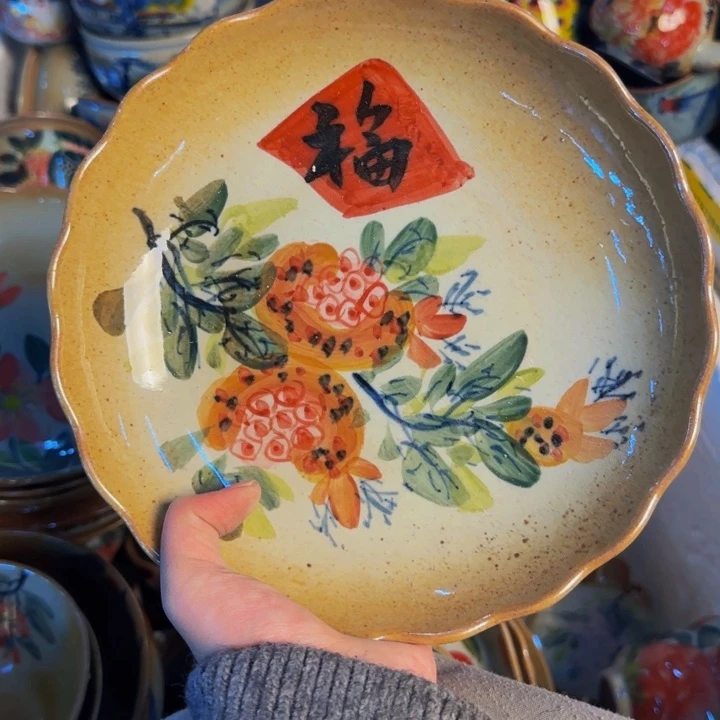 瓷片景德镇陶瓷手工手绘