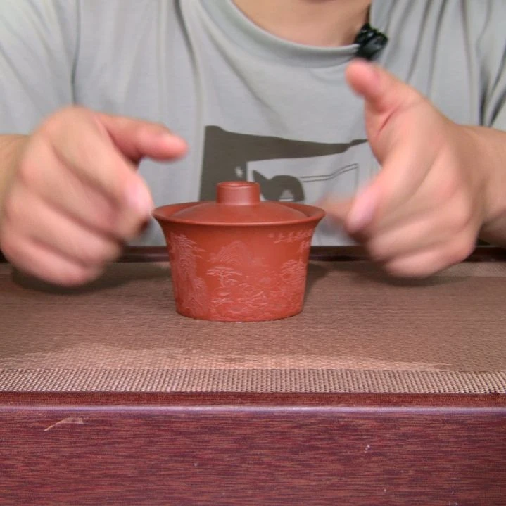 茶杯紫砂高货放漏