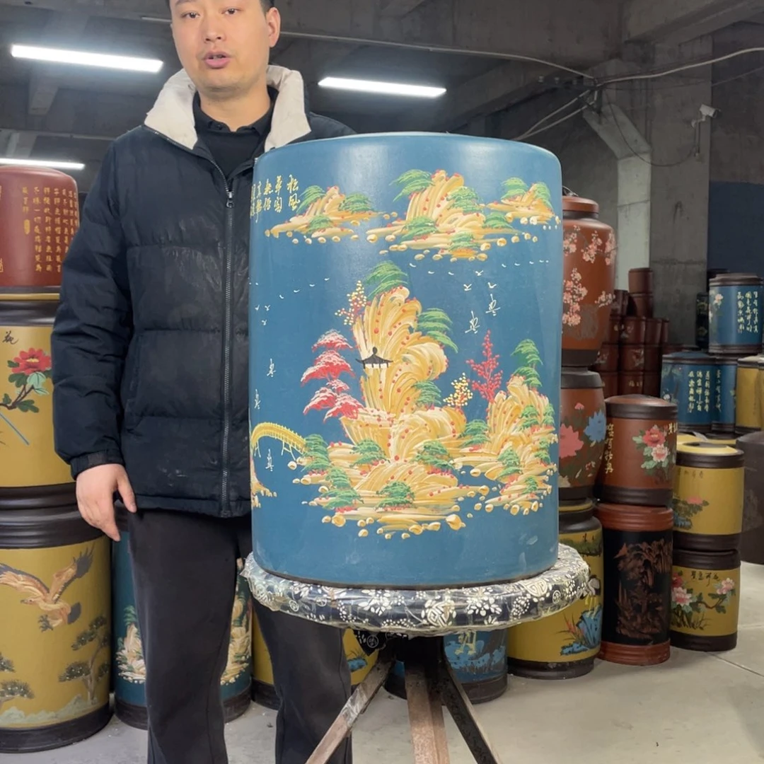 宜兴原矿紫砂茶叶罐