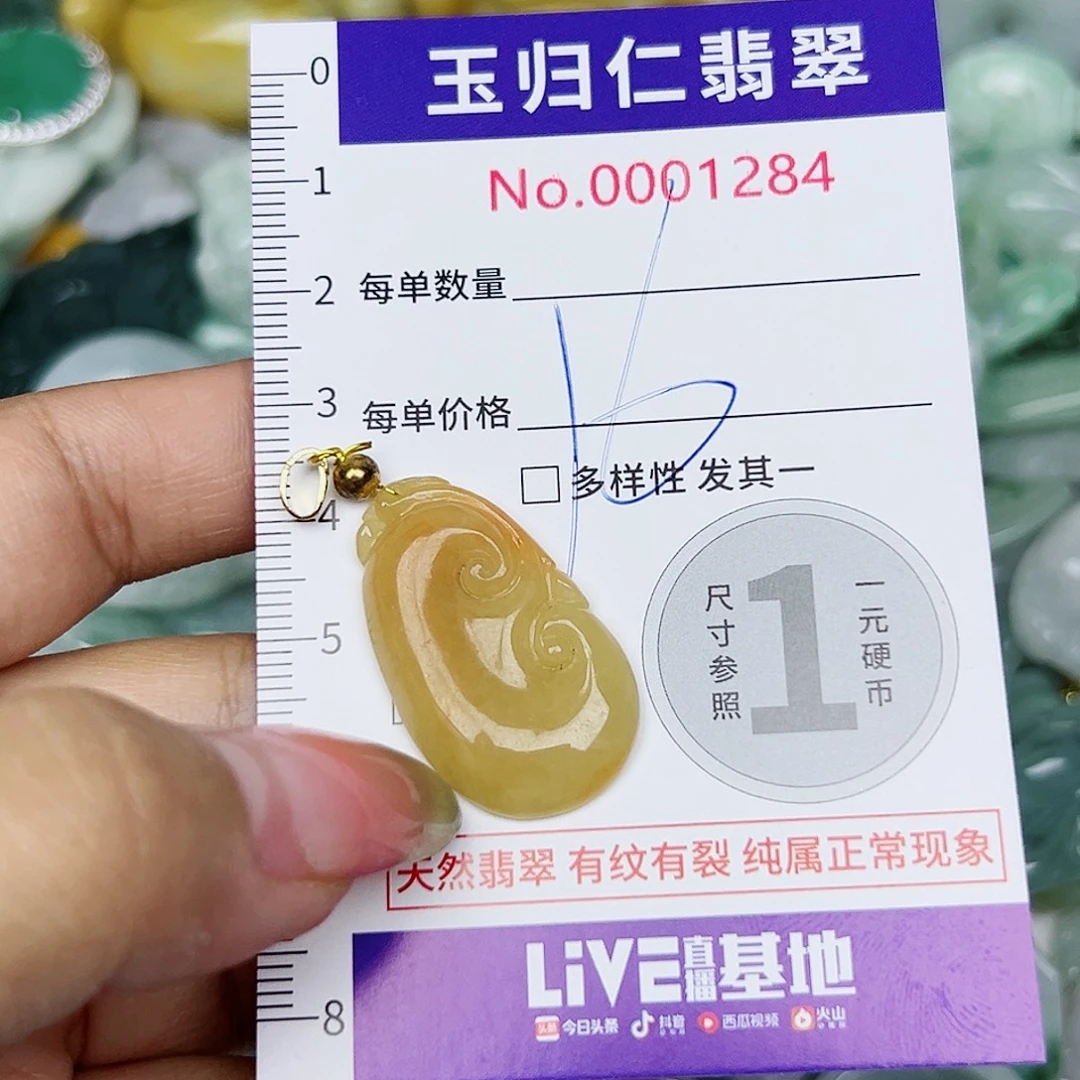 翡翠未镶嵌吊坠(不含链)11