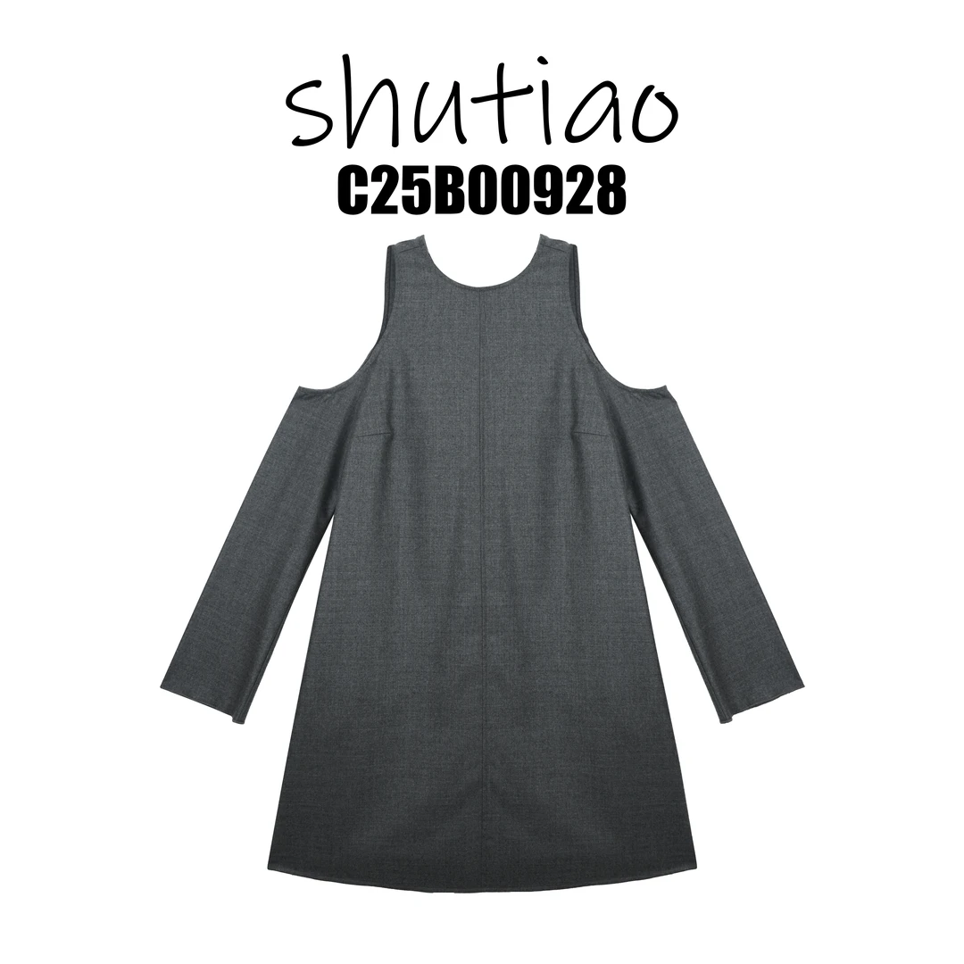 【SHUTIAO】2025夏季：新款小众设计款连衣裙C25B00928