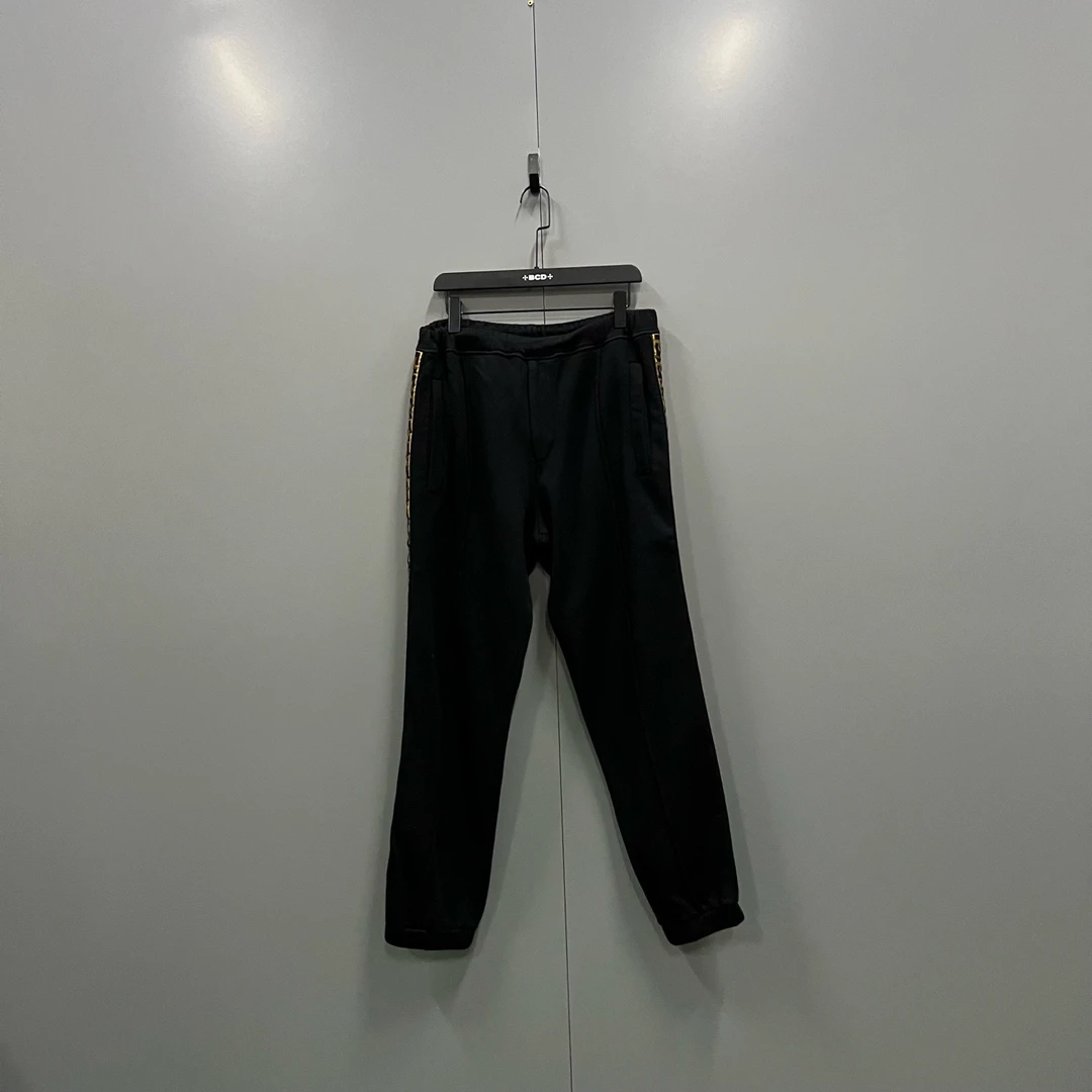 99新 FENDI/芬迪  芬迪 侧边双F松紧腰卫裤 50码/98新