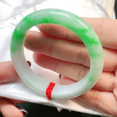 未镶嵌手镯翡翠正圈2591