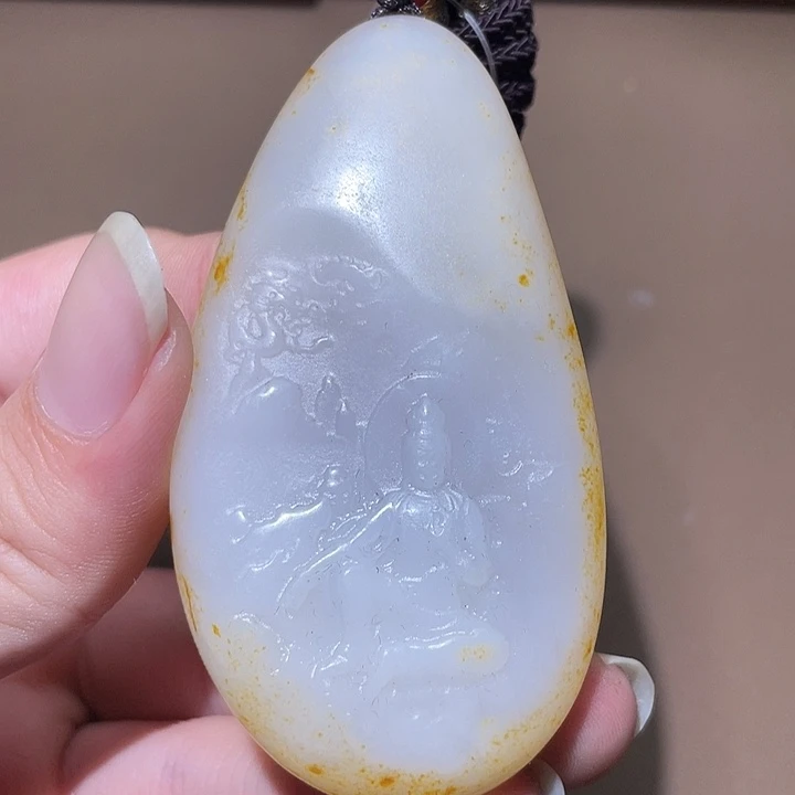 和田玉颈饰未镶嵌Y