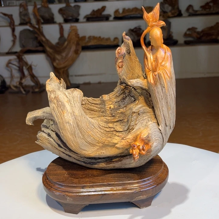 柏木（崖柏）根雕工艺摆件