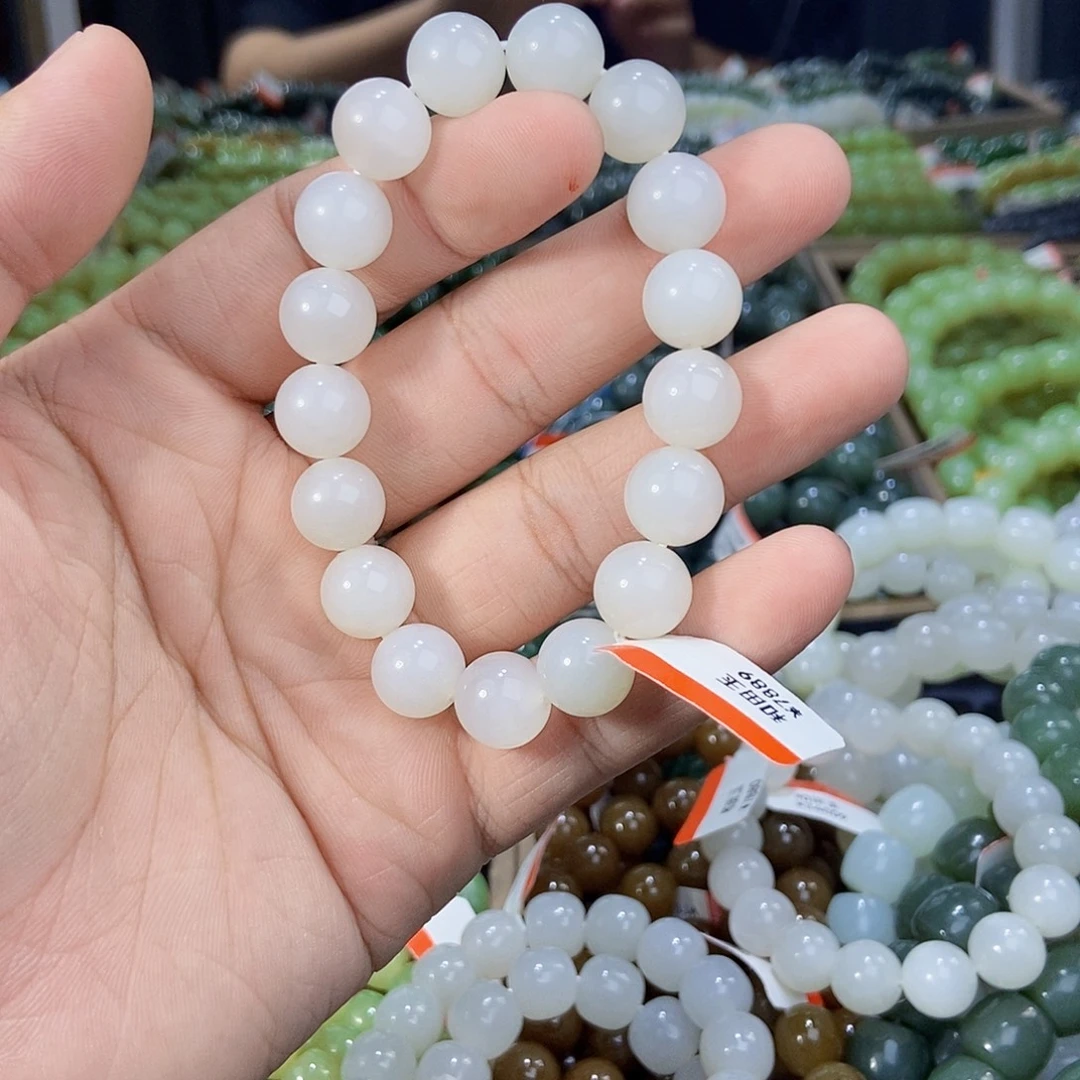 未镶嵌手串和田玉纯天然卡12且末天泰料多样性发一