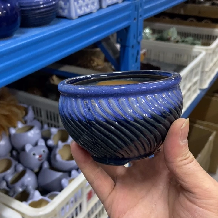 陶瓷花盆单场满9.9发10*6.5