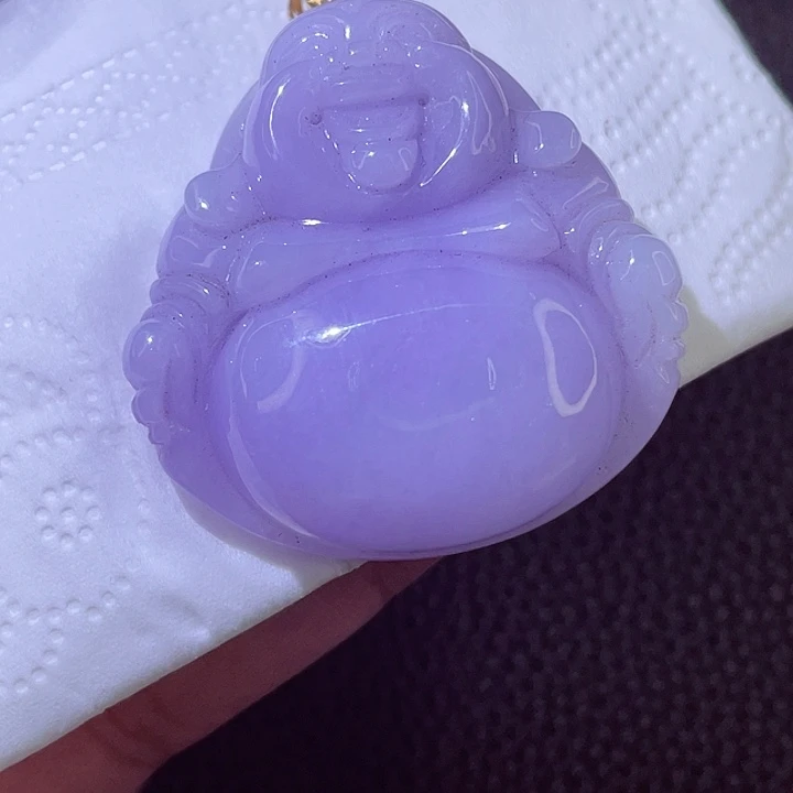 颈饰18K金镶嵌翡翠翡翠
